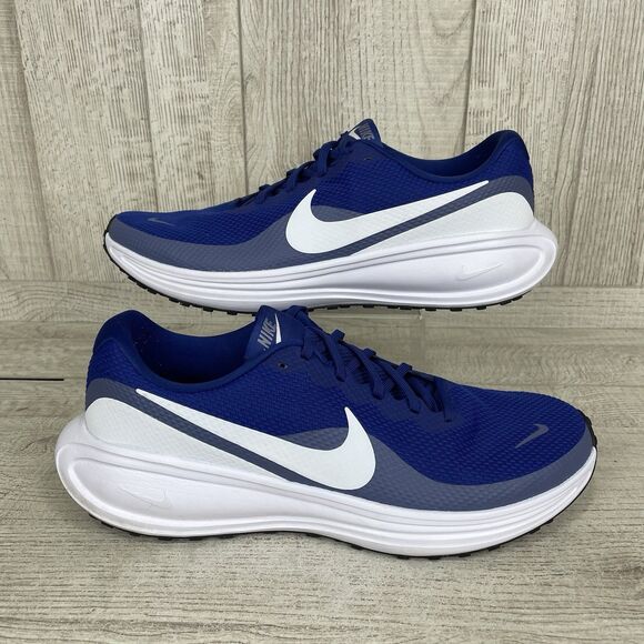 Men\'s Nike Revolution 8 Size 12 Deep Royal Blue Indigo White Shoes HJ9198-401 main image 7